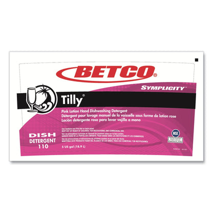 Betco Symplicity Tilly Hand Dishwashing Detergent, Fresh Bouquet Scent, 5 gal Pail (BET1100500)