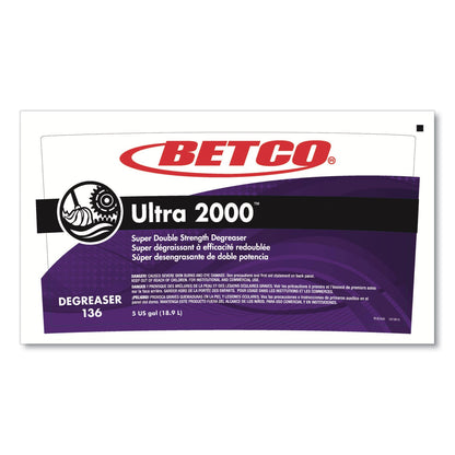 Betco Ultra 2000 Degreaser, Cherry Almond Scent, 5 gal Pail (BET1360500)