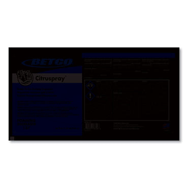 Betco Citruspray Degreaser, Citrus Orange Scent; 32 oz Bottle, 12/Carton (BET1371200)
