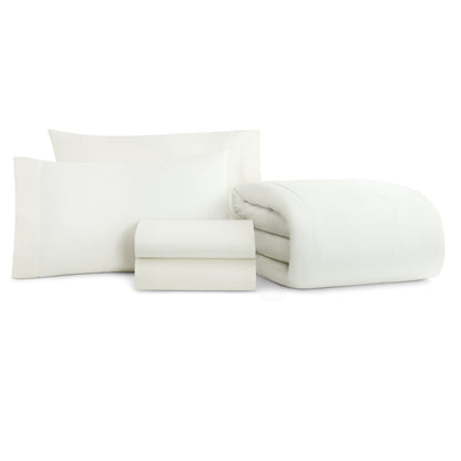 Arkwright Home Family Essentials Bed in Bag 5PC - TWIN - White (P-BIAB-TW-WH)