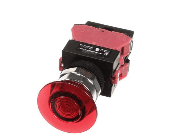 Biro Vts7169-1 E-Stop Switch, Illuminated, 120 Vac (BIROVTS7169-1)