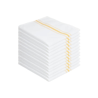 Arkwright Home Mariposa Bistro Napkin 18x22 Gold (12/Pack) (PNP-BISTRO-GLD)