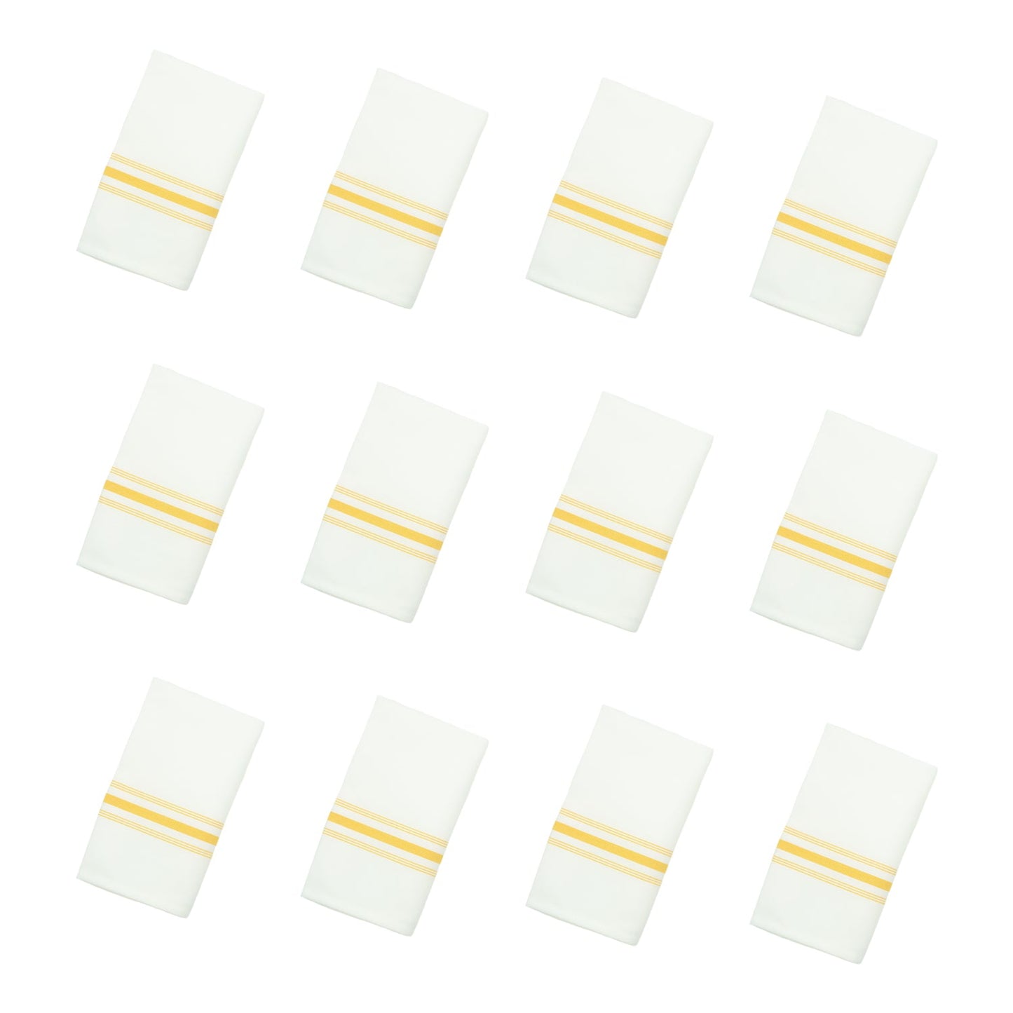 Arkwright Home® Mariposa Bistro NaPackin 18x22 Gold Stripe, 120/Case (BISTRO-GLD-CS)