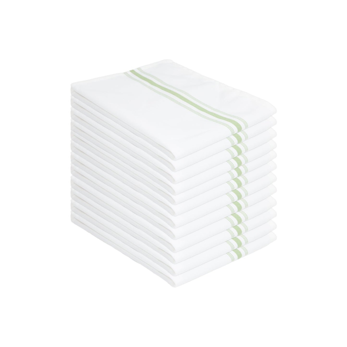 Arkwright Home® Mariposa Bistro NaPackin 18x22 Green Stripe, 120/Case (BISTRO-GRN-CS)