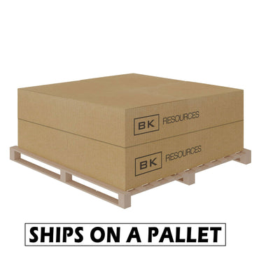 BK Resources Stainless Steel Flat Top Work Tables, 24w x 24d x 36h, Silver, 2/Pallet (BKE2VT2424)