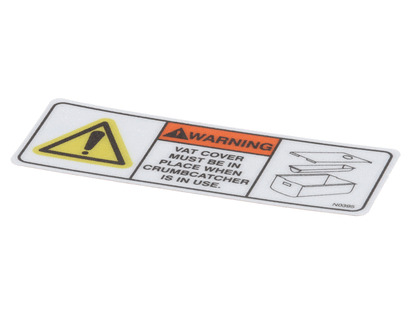 BKI N0395 Decal, Vat Cover Safety Warn (BKIN0395)