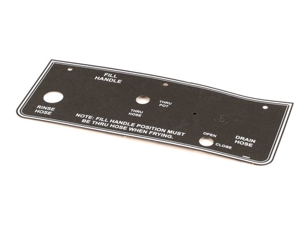 BKI N0695 Decal, Drain Handle Plate, Fkm/Fkg/Blf/B (BKIN0695)