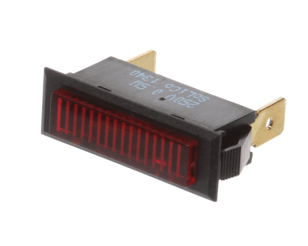 BKI Pl0003 Pilot Light, 250V Rect Blk Bez (BKIPL0003)