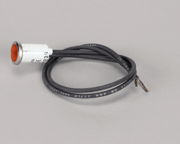 Bakers Pride 2E-P1167A Indicator Lamp; Amber 1/2;250V (BKP2E-P1167A)