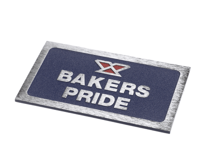 Bakers Pride 2M-8808902 Nameplate-Bakers Pride De Ck Ovens (BKP2M-8808902)