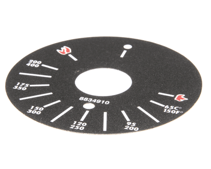 Bakers Pride As-8834910 Decal; Dial Plate Thermostatic Griddle (BKPAS-8834910)