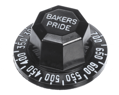 Bakers Pride As-S1053A Knob; Thermostat; 300-650 F (BKPAS-S1053A)
