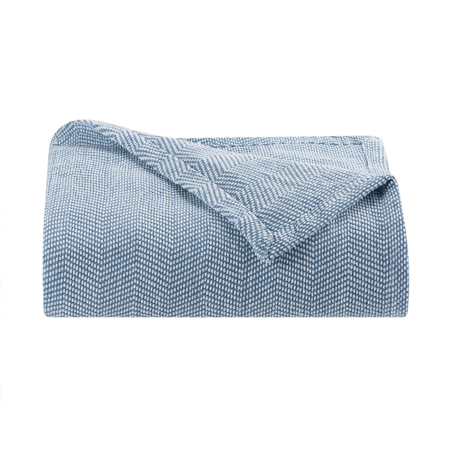 Aston & Arden Chenille Throw Blanket 50x70 Blue (P-THROW-CHEN-BL)