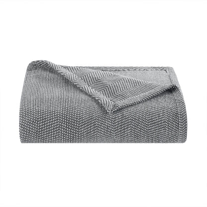 Aston & Arden Chenille Throw Blanket 50x70 Dark Grey (P-THROW-CHEN-DG)