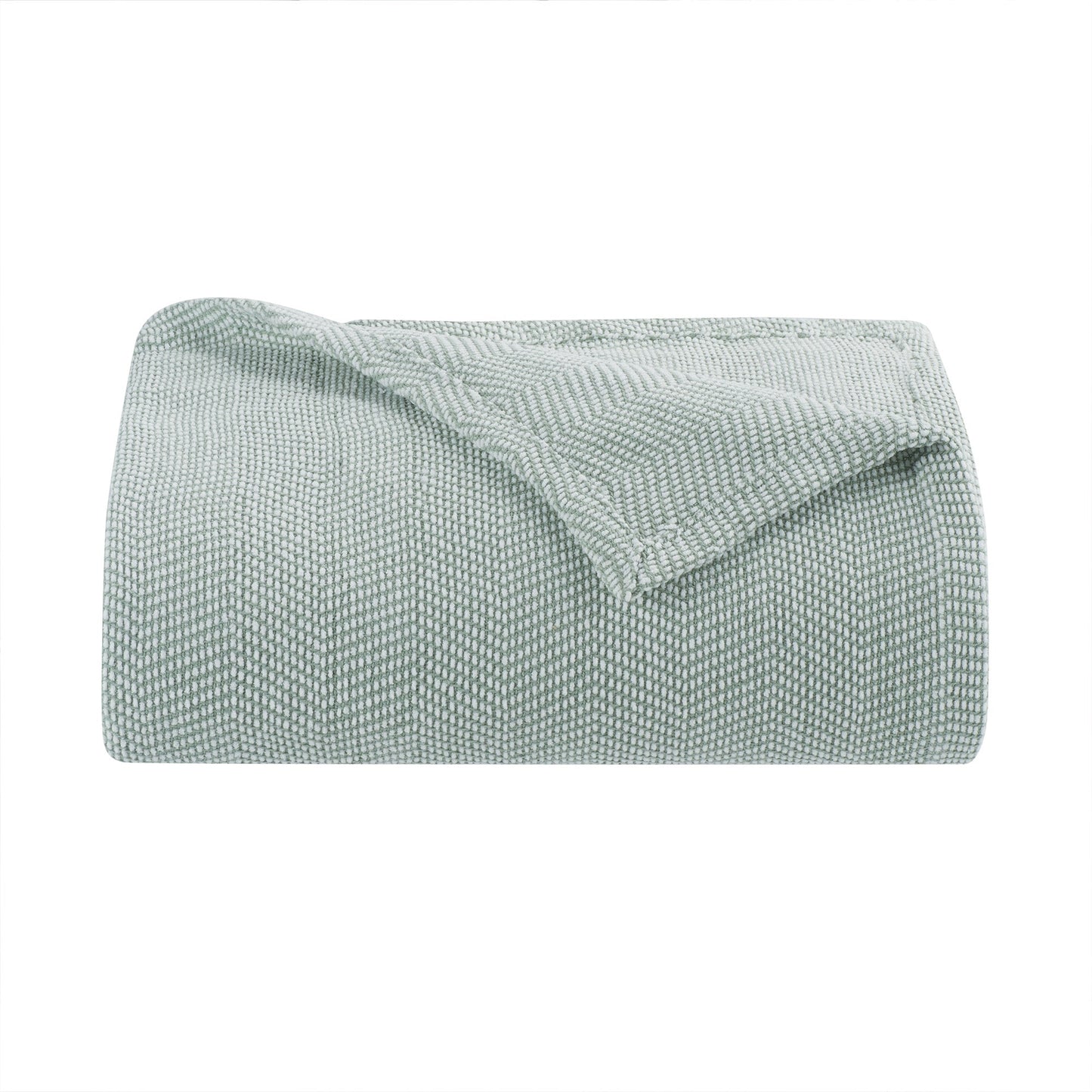 Aston & Arden Chenille Bed Blanket Queen Green (P-BLT-CHN-QN-GR)