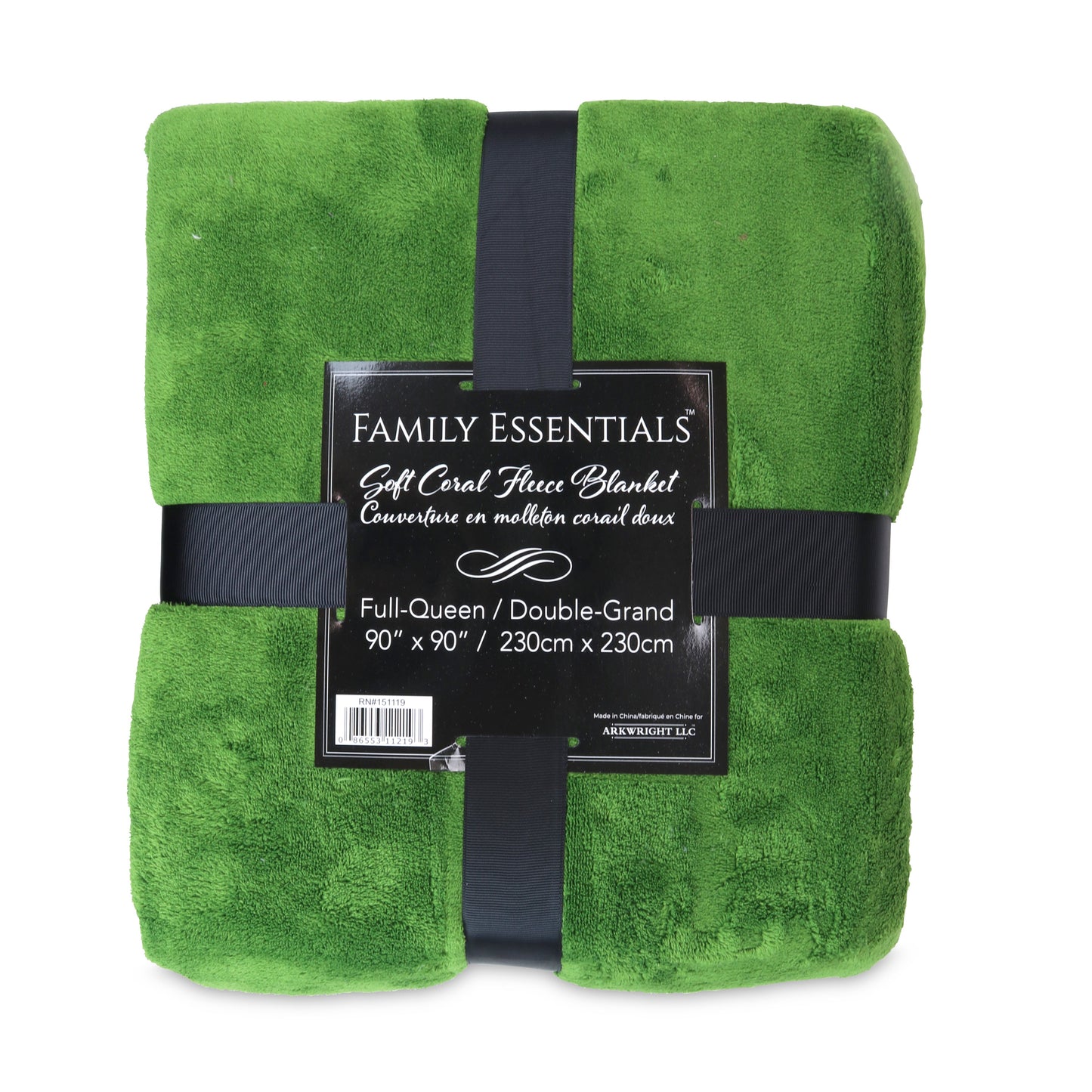 Arkwright Home® Family Essentials Coral Fleece Blanket Twin 66x90 Assorted, 12/Case (BLKT-CORAL-66X90-CS)
