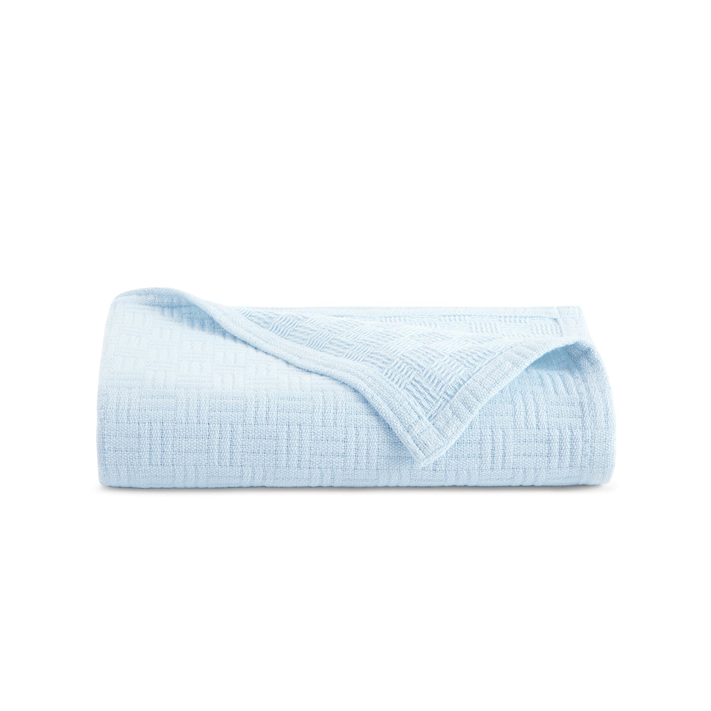 Arkwright Home® Host & Home Cotton Bed Blanket King Light Blue, 4/Case (BLKT-COT-10490-LB)