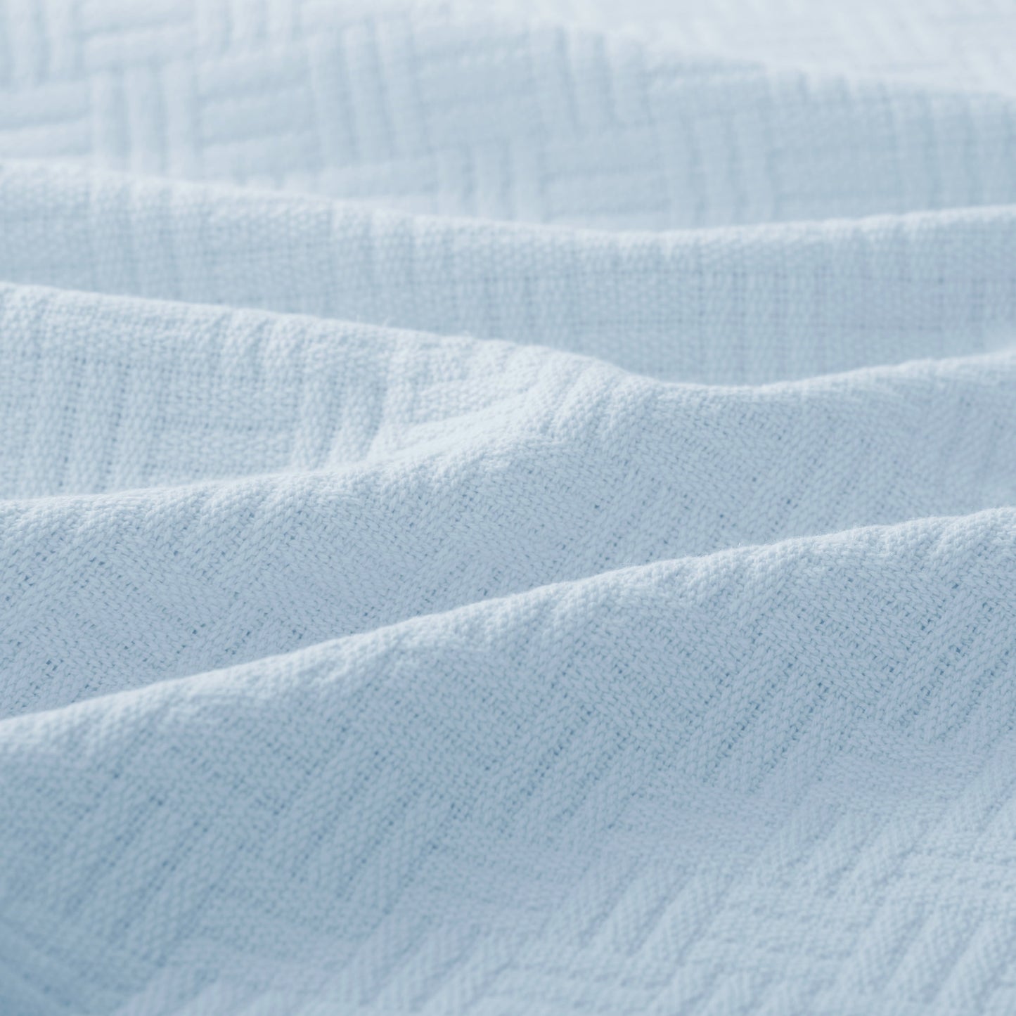 Arkwright Home® Host & Home Cotton Bed Blanket Twin Light Blue, 4/Case (BLKT-COT-6890-LB)
