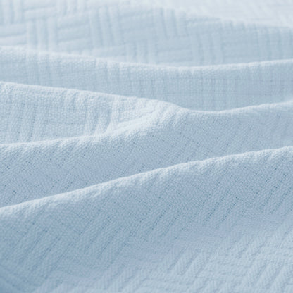 Arkwright Home® Host & Home Cotton Bed Blanket Queen Light Blue, 4/Case (BLKT-COT-9090-LB)