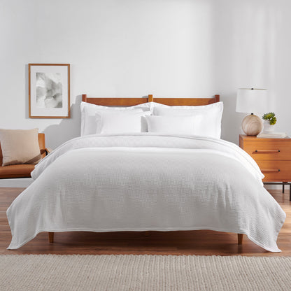 Arkwright Home® Host & Home Cotton Bed Blanket Queen White, 4/Case (BLKT-COT-9090-WH)