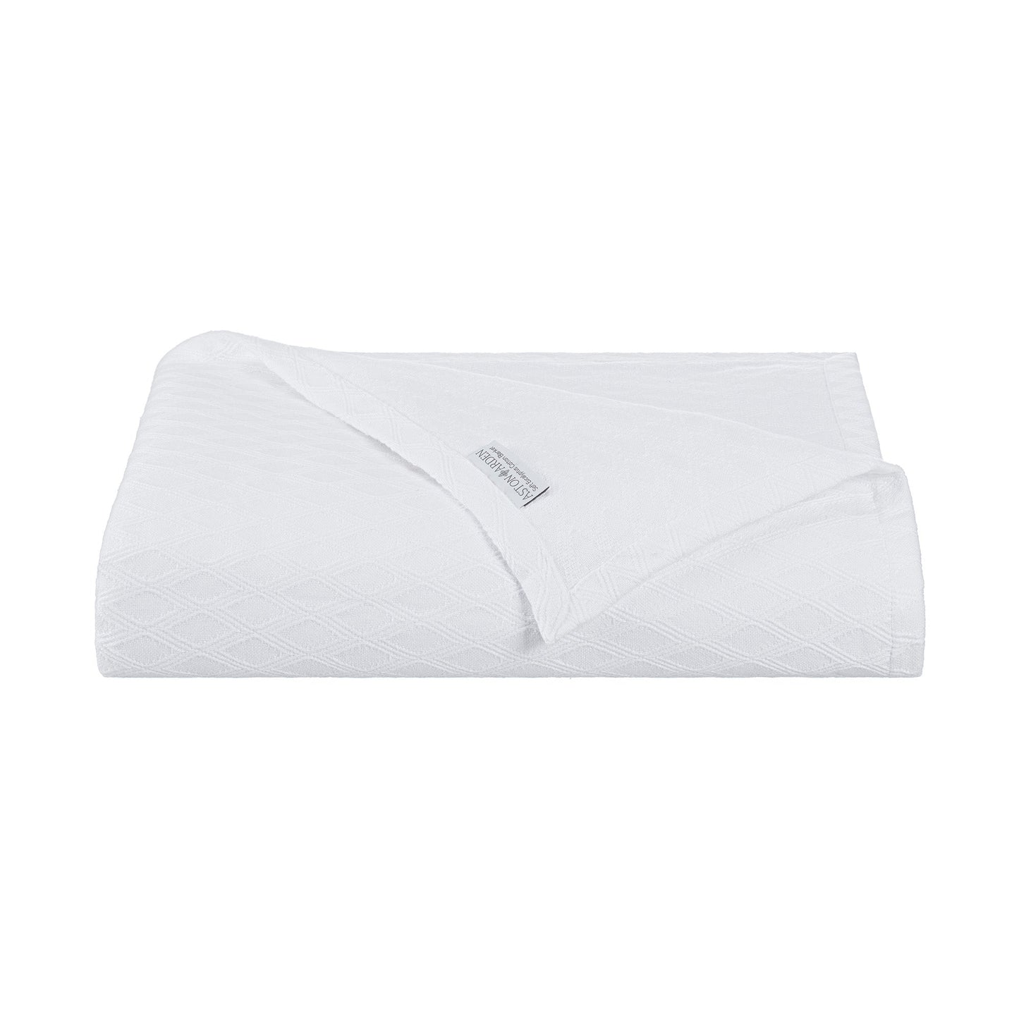 Aston & Arden Tencel Bed Blanket King White (P-BKT-TNC-KG-WH)
