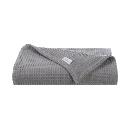 Aston & Arden Waffle Bed Blanket Queen Grey (P-BLT-WFL-QN-GY)