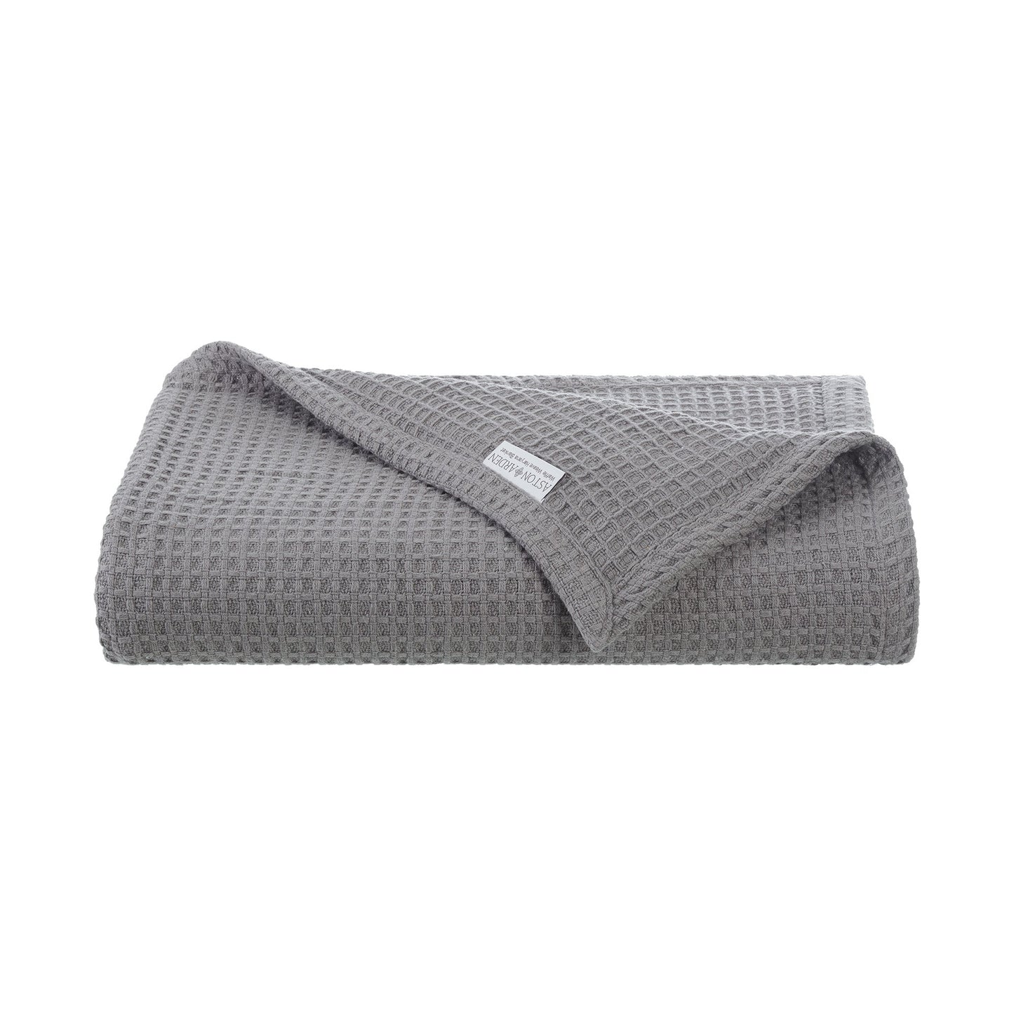 Aston & Arden Waffle Bed Blanket King Grey (P-BLT-WFL-KG-GY)