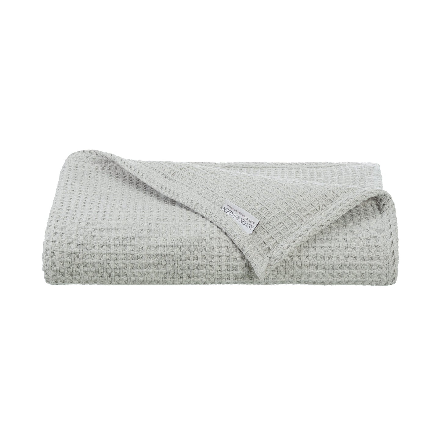 Aston & Arden Waffle Bed Blanket Queen Light Grey (P-BLT-WFL-QN-LG)