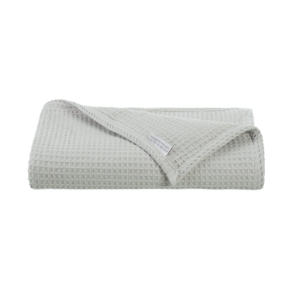 Aston & Arden Waffle Bed Blanket Queen Light Grey (P-BLT-WFL-QN-LG)