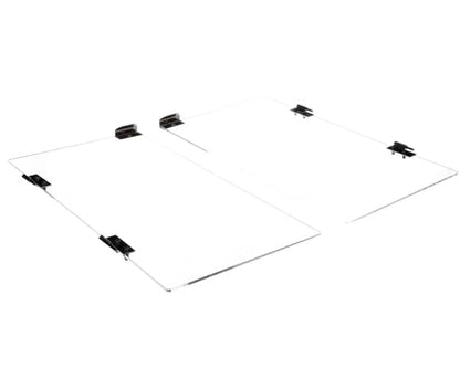 Benchmark USA 4010 Right,Left Plexi Door Set, Hinges,Handle (BNC4010)