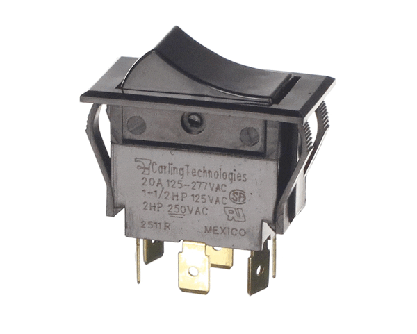 Berner International 33A020B-Dd Rocker Sw-Sngl-20A Bezel Mnt Dpdt (BNER33A020B-DD)