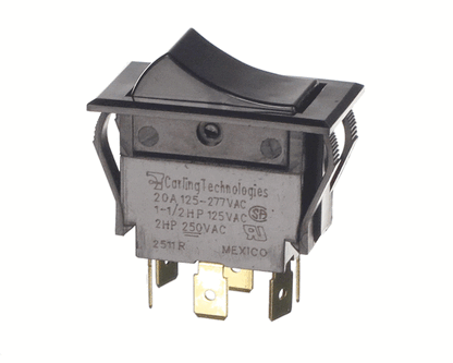 Berner International 33A020B-Dd Rocker Sw-Sngl-20A Bezel Mnt Dpdt (BNER33A020B-DD)