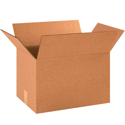 Global Industrial Cardboard Corrugated Boxes, 18"L x 12"W x 12"H, Kraft (WBB68762)