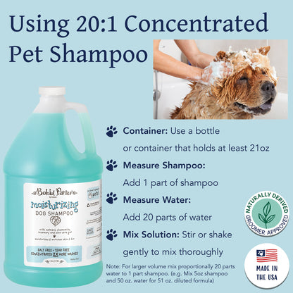 Bobbi Panter® Botanicals Moisturizing Dog Shampoo Chamomile (Gallon), 4/Case (HOSBP00007-CS)