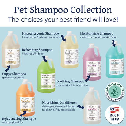 Bobbi Panter® Botanicals Moisturizing Dog Shampoo Chamomile (Gallon), 4/Case (HOSBP00007-CS)