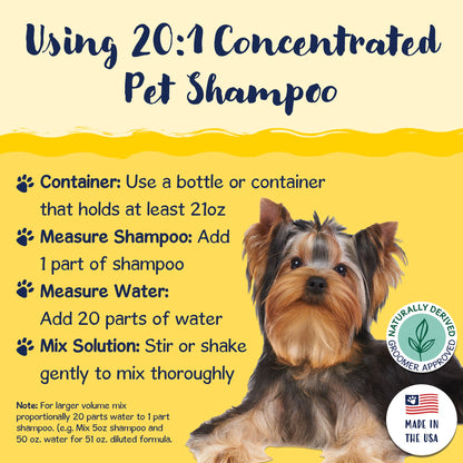 Bobbi Panter® Signature Dazzling Dog Shampoo, Argan Oil, Vitamin A, Geranium and Chamomile, 13 oz Bottle, 12/Case (HOSBP00012-CS)