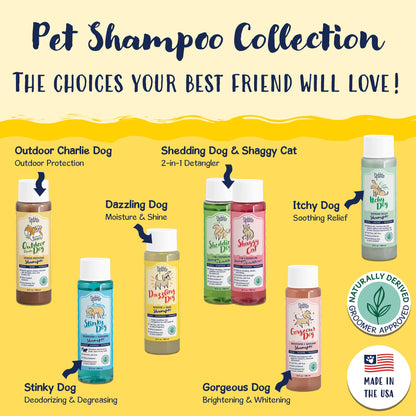 Bobbi Panter® Signature Dazzling Dog Shampoo, Argan Oil, Vitamin A, Geranium and Chamomile, 13 oz Bottle, 12/Case (HOSBP00012-CS)