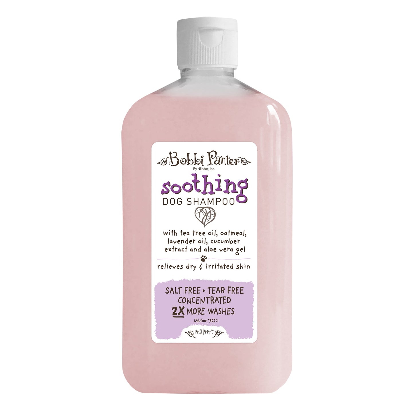Bobbi Panter (Botanical) SOOTHING DOG Shampoo Tea Tree Oil, Aloe Vera, Lavender Oil, Cucumber Extract, Oat Protein 14 oz (BP00026)