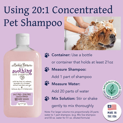 Bobbi Panter® Botanicals Soothing Dog Shampoo, Lavender/Cucumber (14 oz), 12/Case (BP00026-CS)