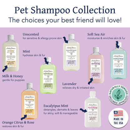 Bobbi Panter® Botanicals Soothing Dog Shampoo, Lavender/Cucumber (14 oz), 12/Case (BP00026-CS)