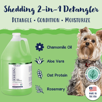 Bobbi Panter® Signature Deshedding Dog Shampoo Conditioner (Gallon), 4/Case (BP00031-CS)