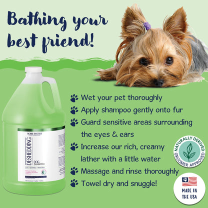Bobbi Panter® Signature Deshedding Dog Shampoo Conditioner (Gallon), 4/Case (BP00031-CS)