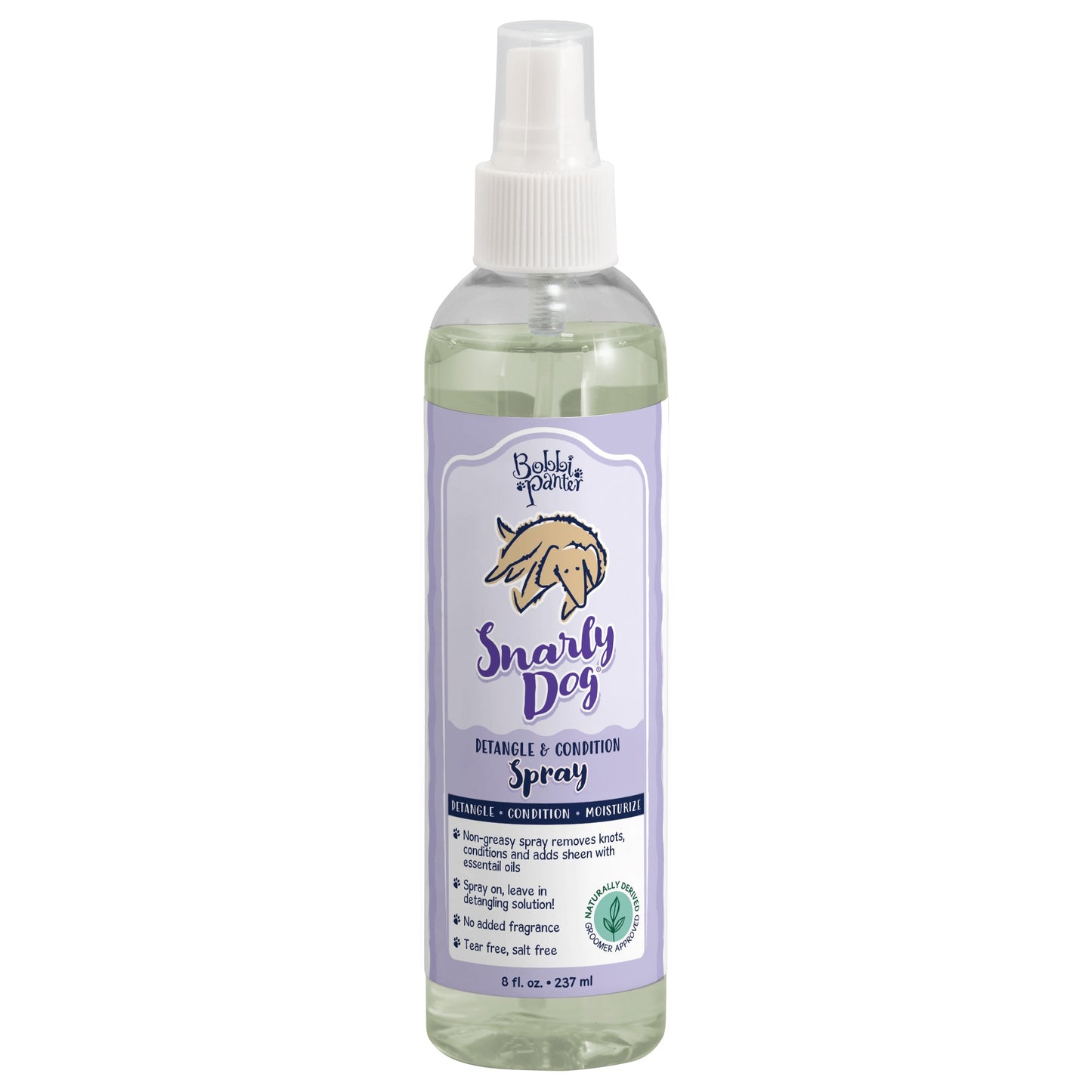Bobbi Panter® Signature Snarly Dog Detangling Spray (8oz), 12/Case (HOSBP00040-CS)