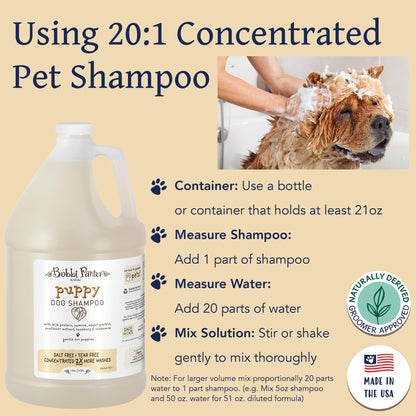 Bobbi Panter® Botanicals Puppy Dog Shampoo Rosemary/Chamomile (Gallon), 4/Case (BP00047-CS)
