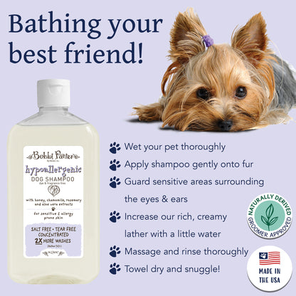 Bobbi Panter® Botanicals Hypoallergenic Dog Shampoo Rosemary (14oz), 12/Case (BP00056-CS)
