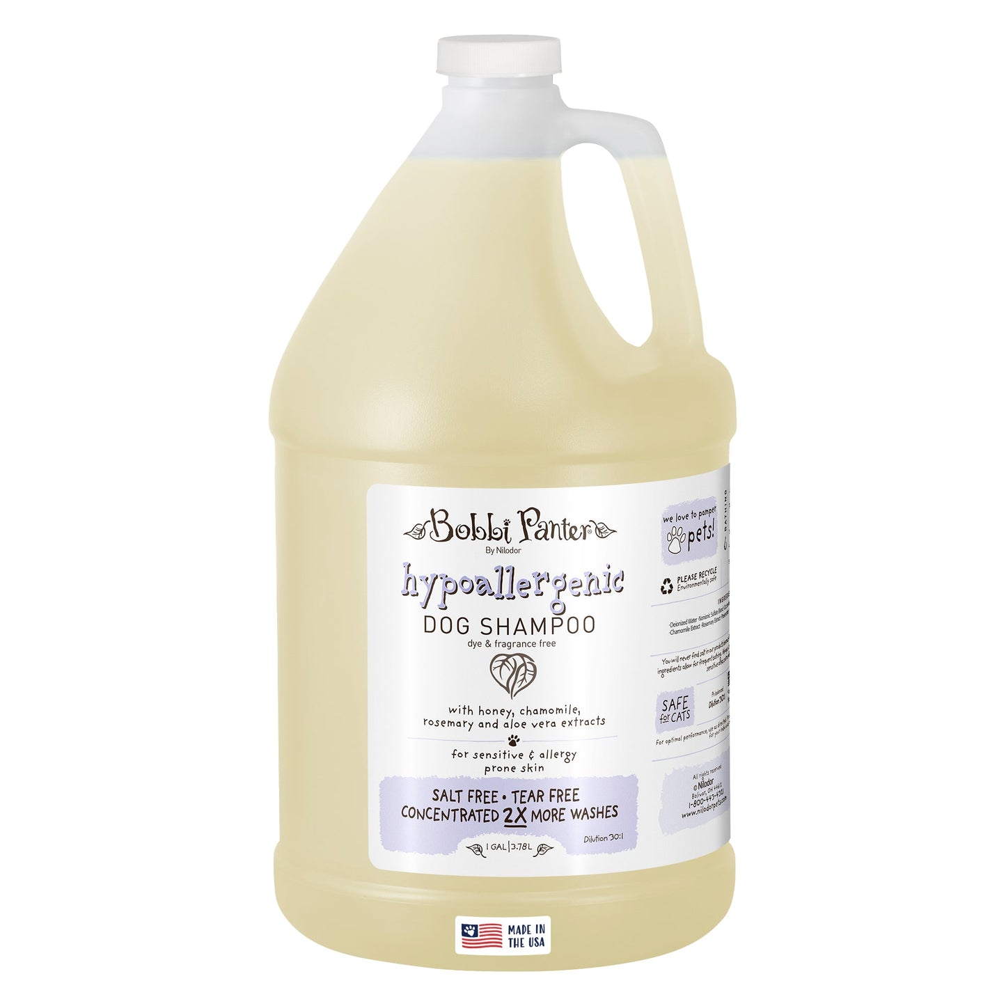 Bobbi Panter® Botanicals Hypoallergenic Dog Shampoo Rosemary, 4/Case (BP00057-CS)