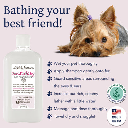Bobbi Panter® Botanicals Nourishing Dog Conditioner Shea Butter (14 oz), 12/Case (BP00076-CS)