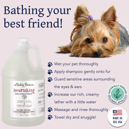 Bobbi Panter® Botanicals Nourishing Dog Conditioner Shea Butter (Gallon), 4/Case (BP00077-CS)