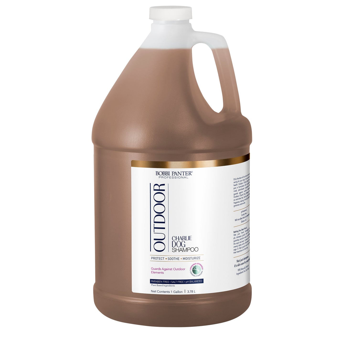 Bobbi Panter® Signature Outdoor Dog (Charlie Dog) Shampoo (1 Gallon), Clove Oil, Lavender Oil, Cedarwood Oil, Citronella, 4/Case (BP00091-CS)