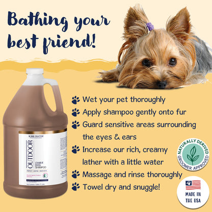 Bobbi Panter® Signature Outdoor Dog (Charlie Dog) Shampoo (1 Gallon), Clove Oil, Lavender Oil, Cedarwood Oil, Citronella, 4/Case (BP00091-CS)